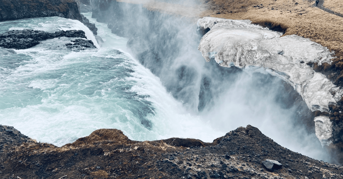 Waterfall in Iceland